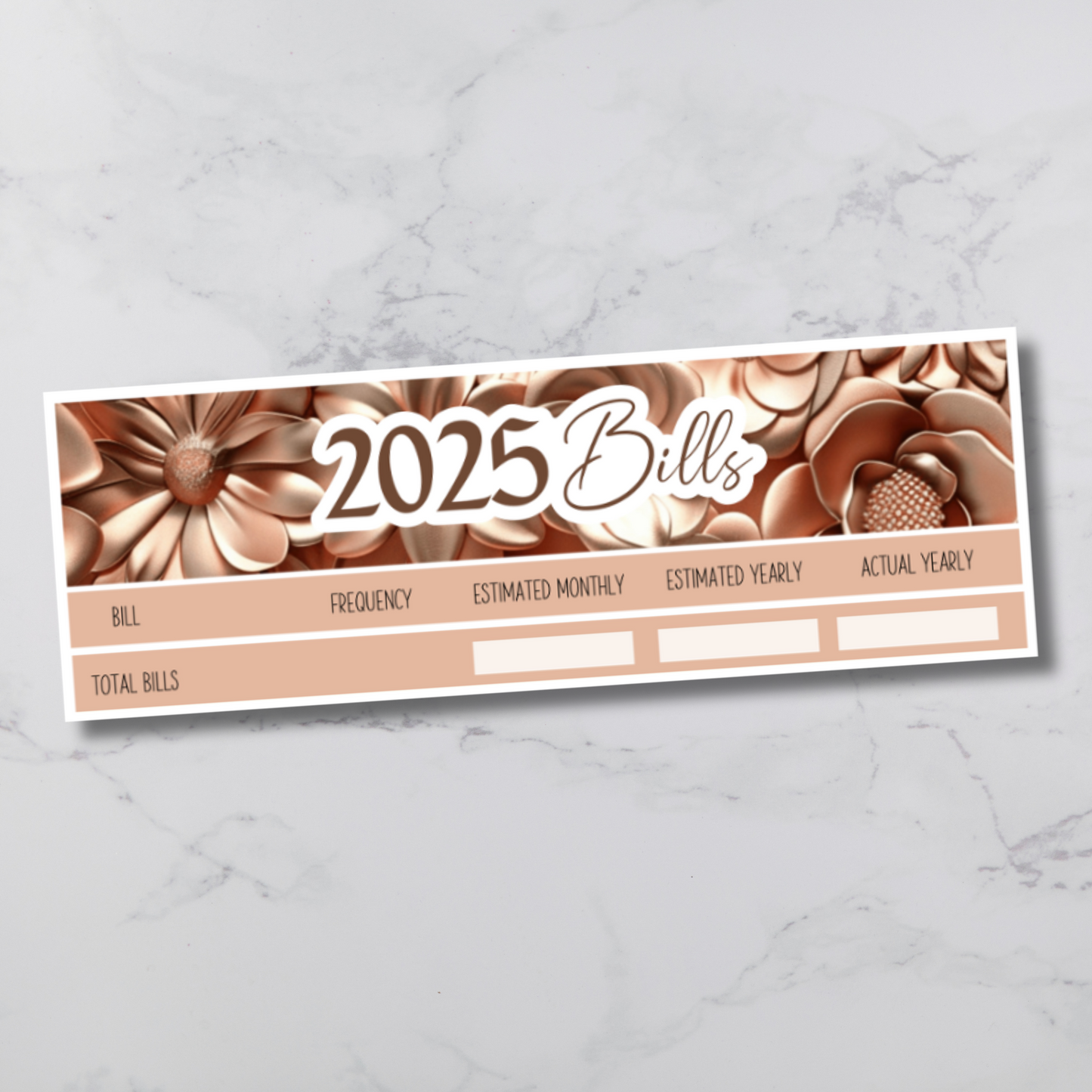 2025 Budget Stickers Bundle