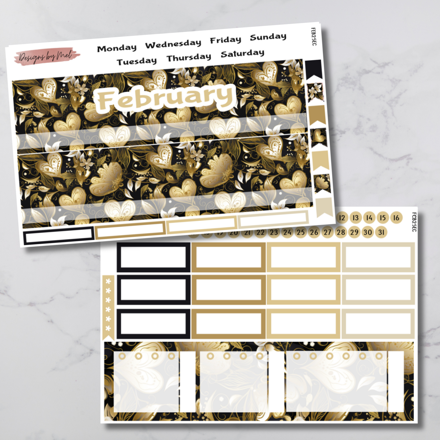 2025 Monthly Kits - All 12 Months - 6 Different Planners/Sizes