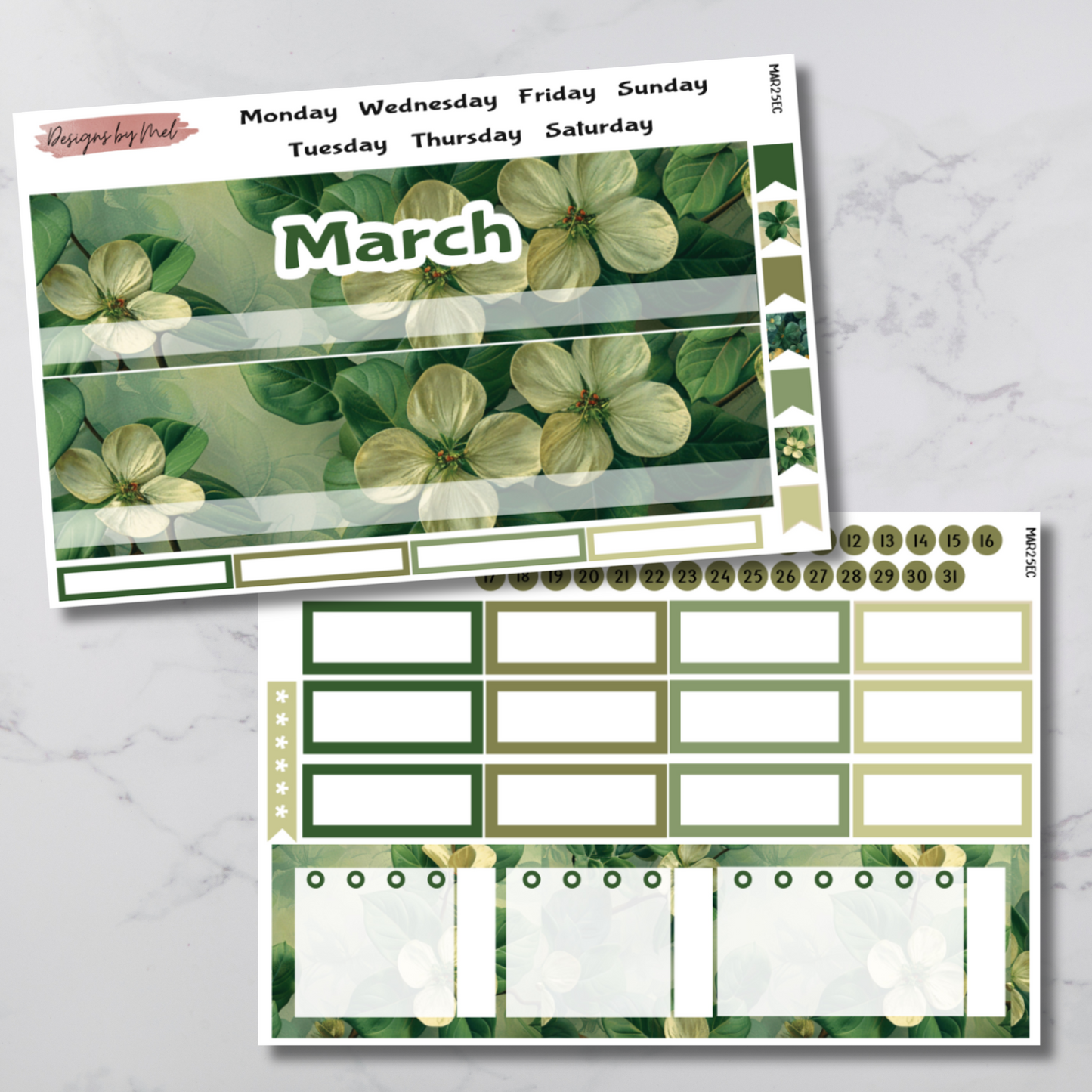 2025 Monthly Kits - All 12 Months - 6 Different Planners/Sizes