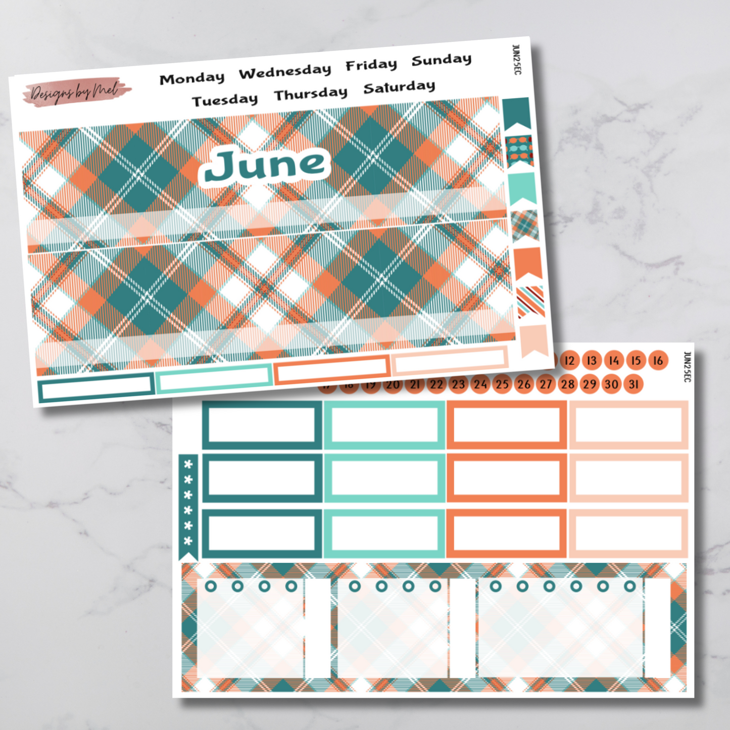 2025 Monthly Kits - All 12 Months - 6 Different Planners/Sizes