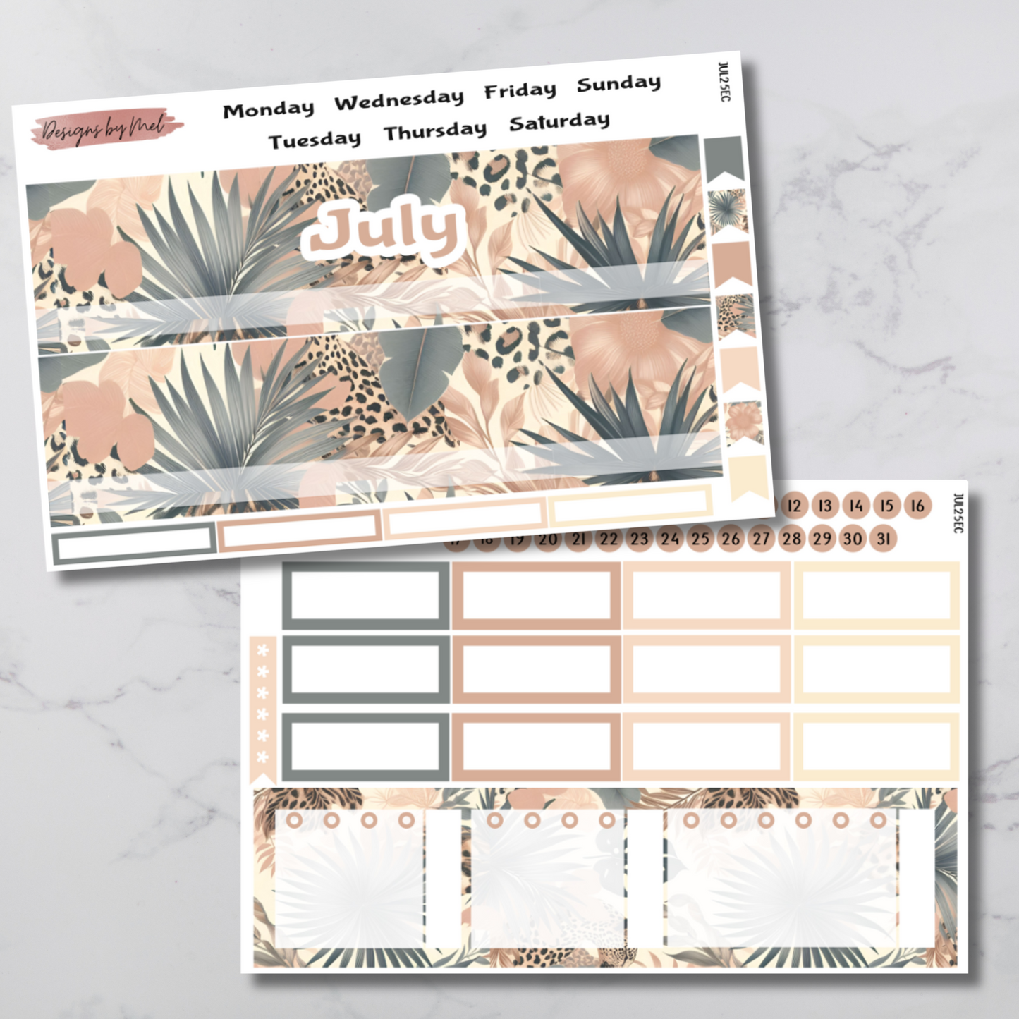 2025 Monthly Kits - All 12 Months - 6 Different Planners/Sizes