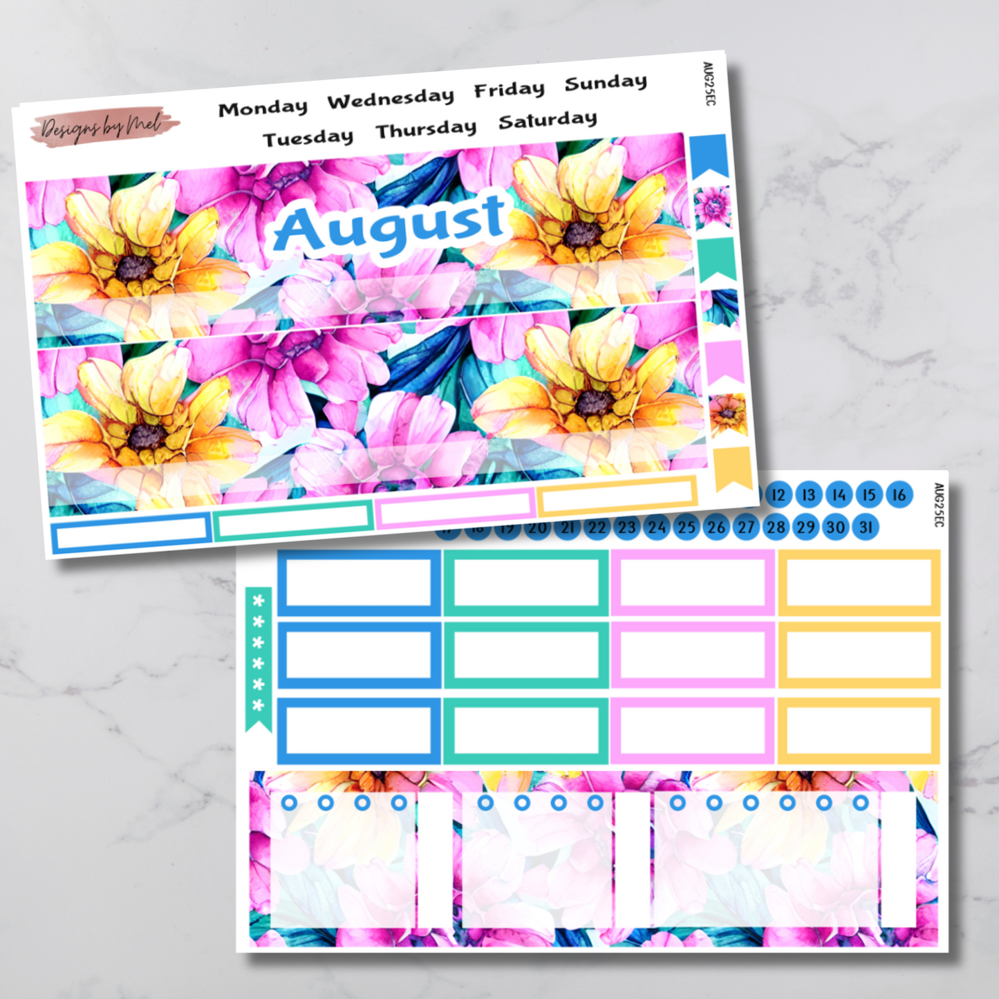 2025 Monthly Kits - All 12 Months - 6 Different Planners/Sizes