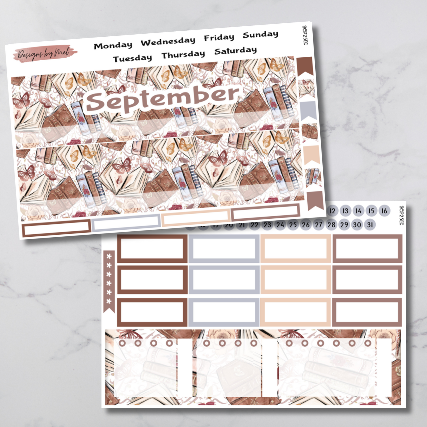 2025 Monthly Kits - All 12 Months - 6 Different Planners/Sizes