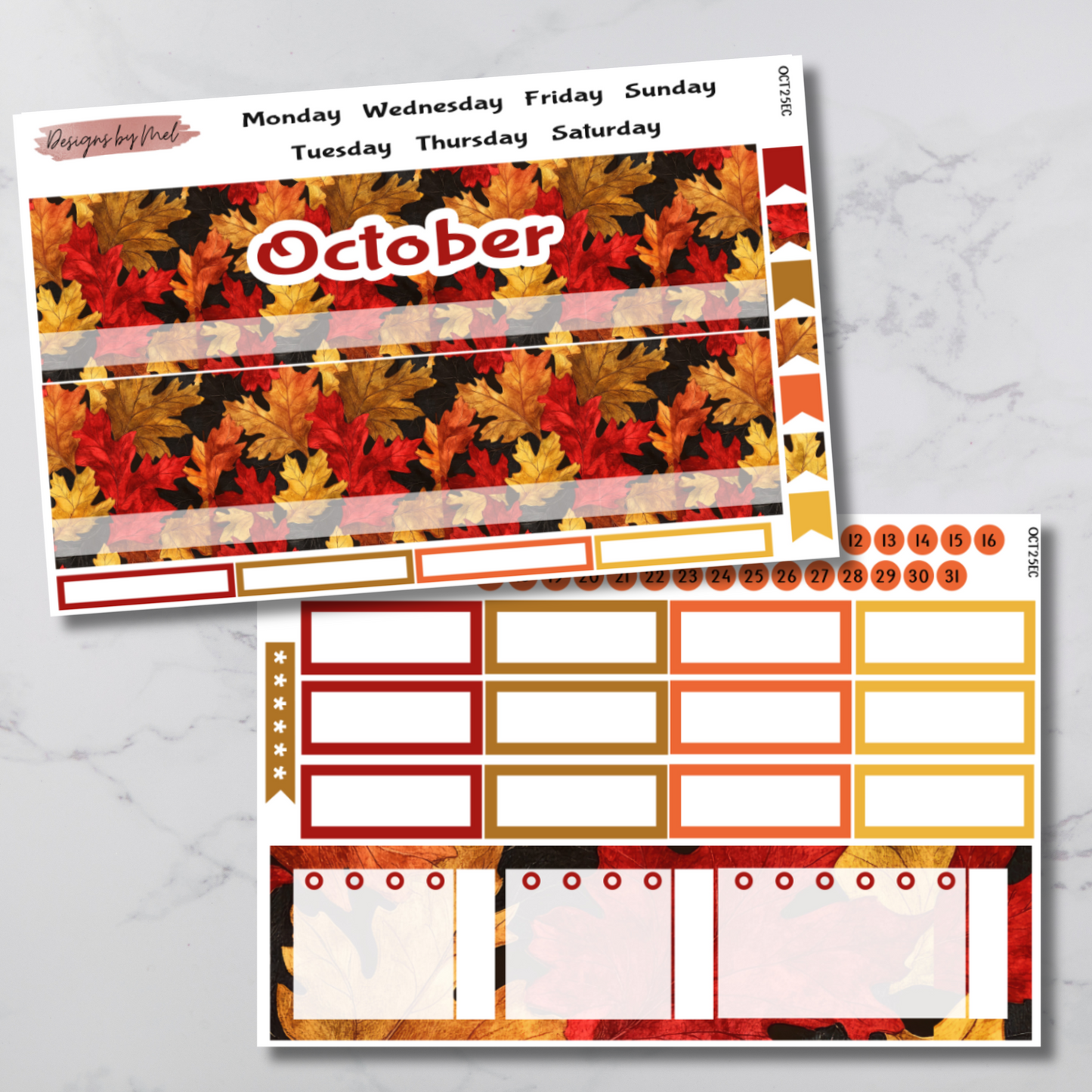 2025 Monthly Kits - All 12 Months - 6 Different Planners/Sizes