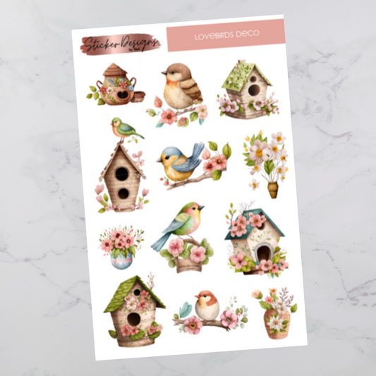 Lovebirds - Deco Stickers