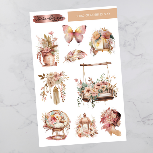 Boho Garden  - Deco Stickers