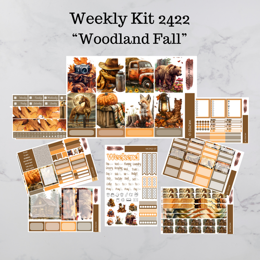 Weekly Kit 2422 - Woodland Fall - Vertical Layout