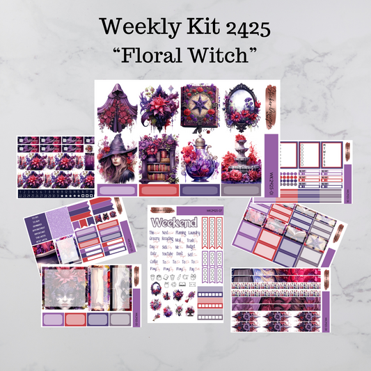 Weekly Kit 2425 - Floral Witch - Vertical Layout