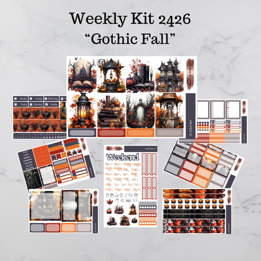 Weekly Kit 2426 - Gothic Fall - Vertical Layout