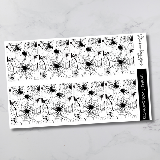 Spiders & Webs - Foil Overlays