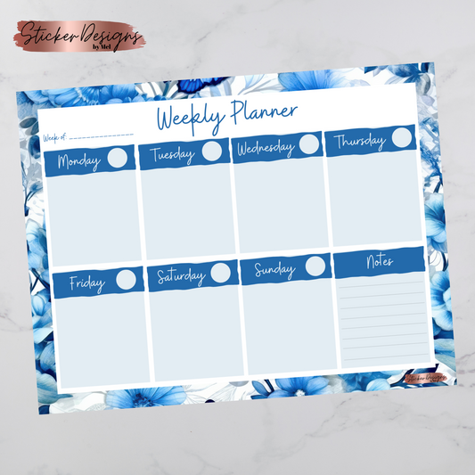 Blue Butterfly Weekly Deskpad