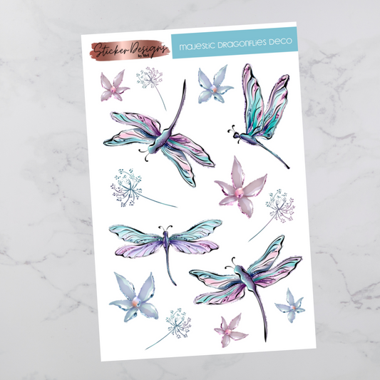 Majestic Dragonflies - Deco Stickers