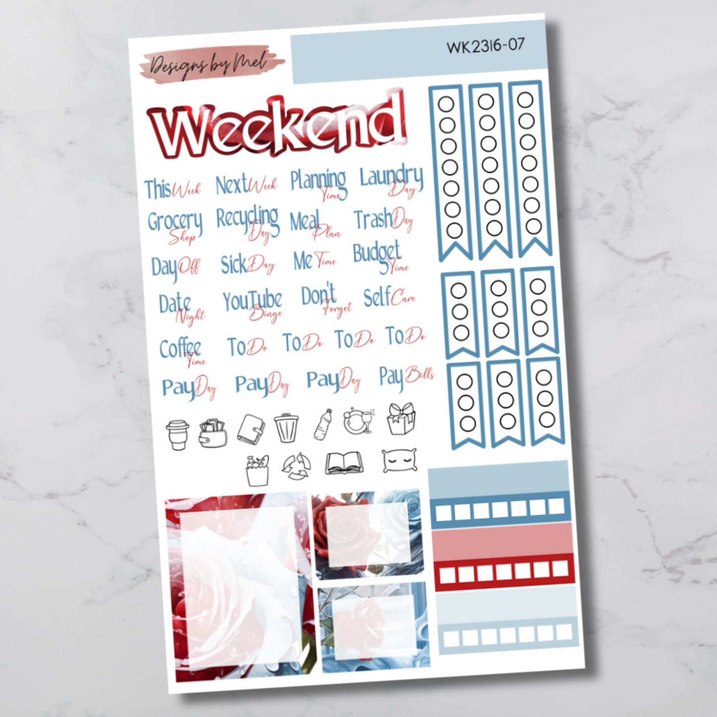 Weekly Kit 2316 - Frozen Thorns - Vertical Layout